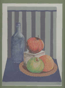 Image_Bottle and Fruit 12x14