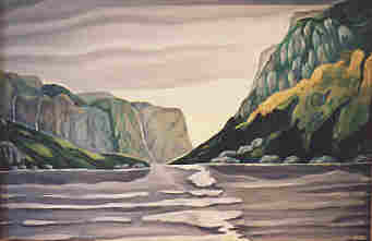 Western
                            Brook Pond, 24x36 oil